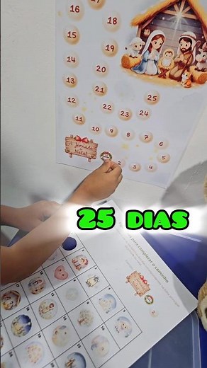 FREE | Printable Christmas calendar (advent calendar)