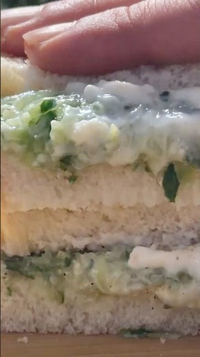 Comment "RECIPE" Make This Refreshing Creamy Cucumber Sandwich in 5 Minutes! 🥪🥒