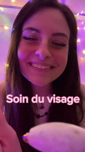 Je prends soin de ton visage 🥰💕 #asmr