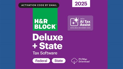 Turn tax season into a 1-day task with $35 H&R Block Deluxe software