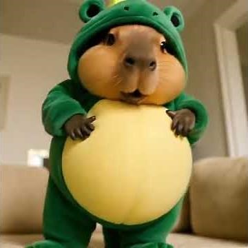 Dancing Capybara 🐹💃 | Funniest Animal Shorts #shortsfeed