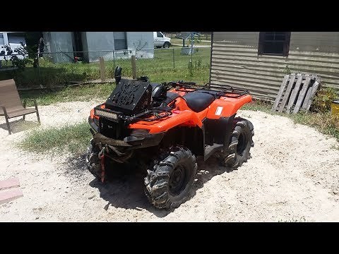 16 Honda Rancher engine removal