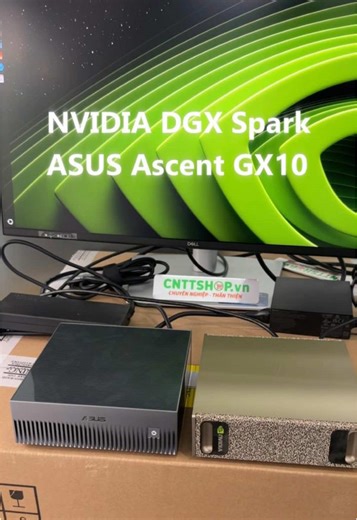 So sánh 2 Máy Tính AI NVIDIA DGX Spark và Asus Ascent GX10,👉 cả hai chỉ khác nhau về ngoại hình thiết kế, còn lại về: Nền tảng phần cứng Hệ điều hành Bộ phần mềm AI Hiệu năng AI là như nhau. 🚀Máy tính AI NVIDIA DGX Spark và Asus Ascent GX10 là lựa chọn lý tưởng cho các Developer, các nhà nghiên ứu AI, các nhà phát triển AI có một môi trường phát triển Al nhanh chóng và dễ dàng, 👉 rất lý tưởng để chạy thử nghiệm các model AI (GPT-OSS, DeepSeek, Gemini, Qwen, ComfyUI,..vv), chạy POC, đến xây dự