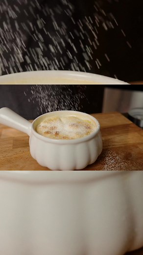 Crepe Samurai Ingredients: Crepe mixture Lemon juice Orange zest 3 whole eggs 250 ml milk (add milk if too thick) 38 ml Oil 163 g All purpose flour 75 g White sugar Procedure: Mix all together,strain to eliminate lumps. Brush your pan with butter, add the mixture, and spread it thoroughly to create a thin crepe. Cut the mango, spread it on your crepe, place it inside, and roll it. Cut it into the desired size for your container. Sabayon: Ingredients: 2 egg yolks 34 g powdered sugar 100 g whippin