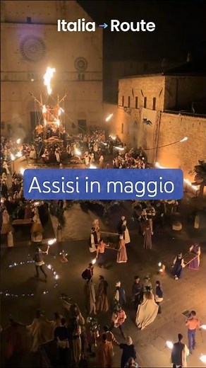 THIS HAPPENS IN ASSISI EVERY MAY
