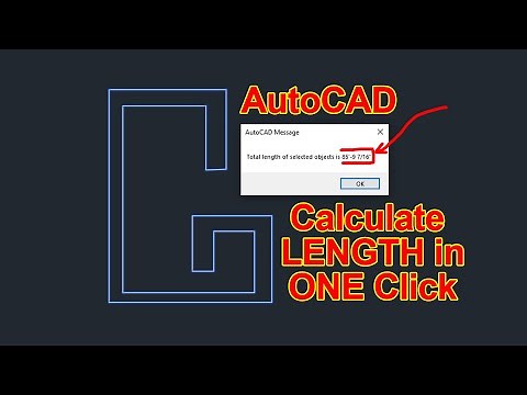 Calculate Total Length in One Click in Autocad