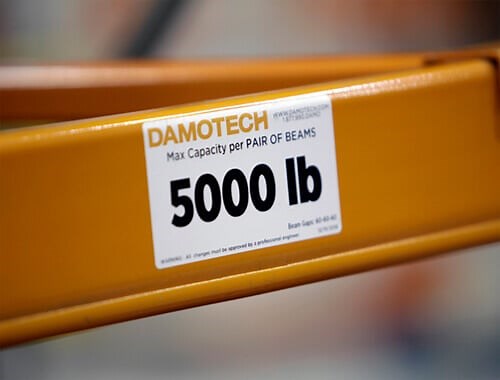 Rack Weight & Load Capacity Calculations | Damotech