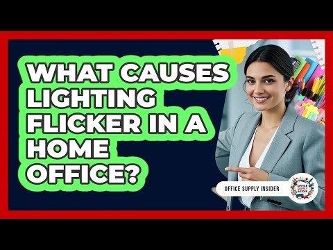 What Causes Lighting Flicker In A Home Office? - Office Supply Insider