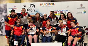 ‘El Langui’ logra oro y bronce en boccia en su debut internacional con España y sueña con los Juegos Paralímpicos
