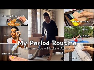 My Period Routine | Vlog | Hacks + Advice, Hygiene Tips, Pain + Body & Self Care | Mishti Pandey