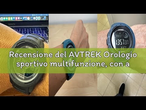 Recensione del AVTREK Orologio sportivo multifunzione, con altimetro, barometro e termometro, 50 met