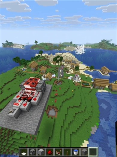 Minecraft Mega TNT Cannon 💀 #minecraft