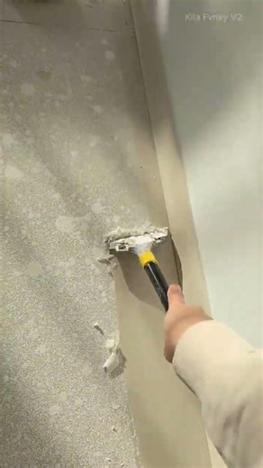 Satisfying Wall Surface Repair Technique That Makes Damaged Edges Look Brand New