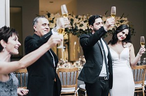 Brindis de boda para cerrar con broche de oro