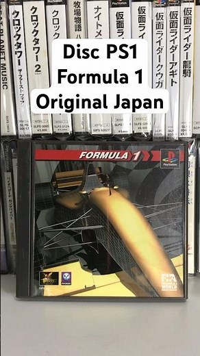 Disc PS1 Formula 1 1996 Original Japan #ps1 #playstation #f1 #formula1 #racinggames #retrogaming