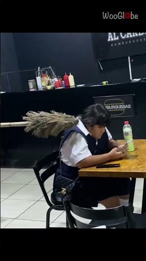 Surprise Scare: Little Girl Screams at Broom Prank || WooGlobe