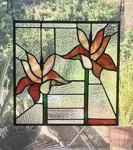 Beginner Friendly Double Flower Stained Glass Patterns - PDF Digital - CF & Lead - Approx 15 X 15 - Etsy