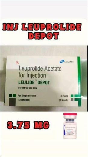 Leuprolide Depot Injection | 3.75 mg #shorts