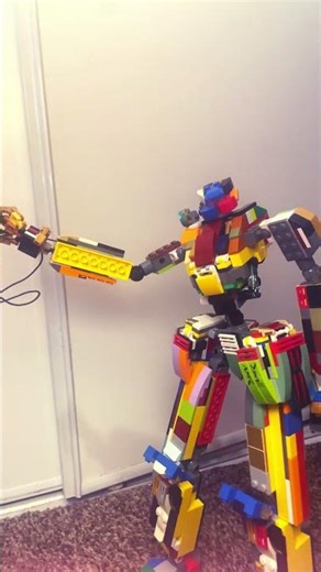 want a piece of me?| Lego mech #lego #build #robot #mecha #memes #fyp #stopmotion #funny #shorts