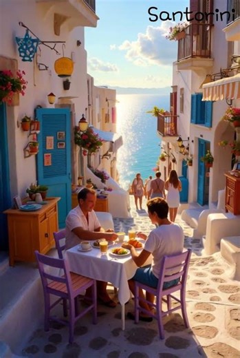 Greece - Santorini (그리스 산토리니) 유럽에서 유명한 아름다운 관광지