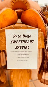 1K views · 59 reactions | Palo Duro Sweetheart special! Come get one of our handmade Palo Duro Saddles and a FREE breast collar of your choice!!! | Oliver Saddle Shop EST. 1917 | Facebook