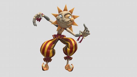 FNAF Security Breach | Sun All animations - Download Free 3D model by morsita