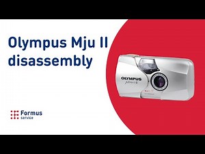 Olympus Mju ii step by step fully disassembly. Tear down. Розбирання Olympus Mju ii, tutorial