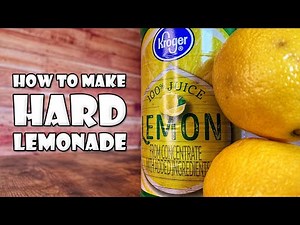 How to Make Hard Lemonade