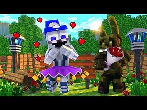 Minecraft Fnaf: Springtrap and Ballora Love Eachother (Minecraft Roleplay)