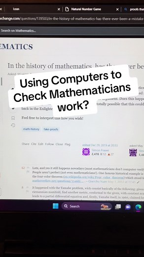 Lean theorem prover #math #stem #tech #learnontiktok #computerscience #mathtok