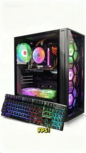 STGAubron Gaming PC Desktop, AMD Ryzen 5 2600 up to 3 9G, Radeon RX 580 16G, 16G DDR4, 512G SSD