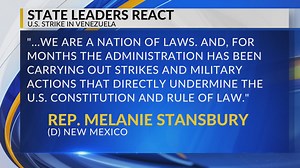 NM leaders issue statements on US strikes on Venezuela
