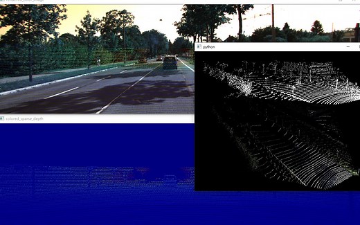 使用open3d的接口函数融合图像和点云数据