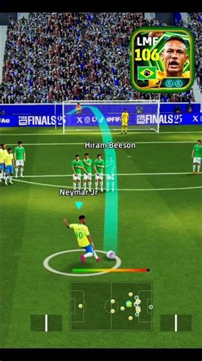 Neymar free kick cannot be stop😱#efootball #efootball2024 #efootball2025