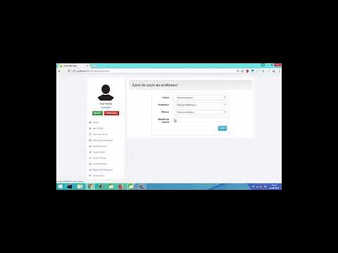 Application web gestion d’école espace directeur avec code source