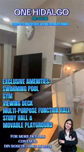 ✨ ONE HIDALGO – PRE-SELLING CONDO IN MALATE, MANILA ✨ Own a home in one of Manila’s most accessible locations! One Hidalgo offers modern living near schools, hospitals, malls, and business districts — perfect for end-users and investors. 🏙️ Prime Location: Malate, Manila 🏊 Complete Amenities 🔐 Safe & Secure Community 📈 Ideal for rental and long-term investment 💳 Payment Options: ✔️ Installment ✔️ Spot 10% Downpayment ✔️ Bank Financing 📩 Message me now for sample computation and unit availa