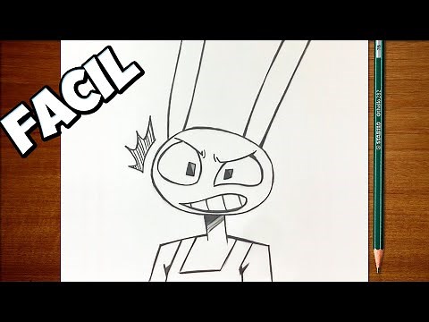 Cómo Dibujar a Jax de "El Asombroso Circo Digital" ✏️🤡 Paso a Paso Fácil