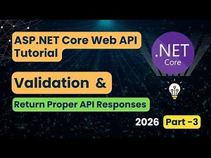 ASP.NET Core Web API CRUD Tutorial 🚀 | Validation | Return Proper API Responses