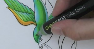 The Chameleon Pen produces multiple color tones