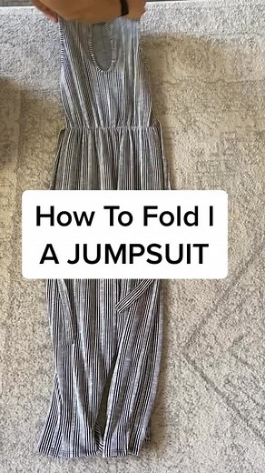 How To Fold A JUMPSUIT