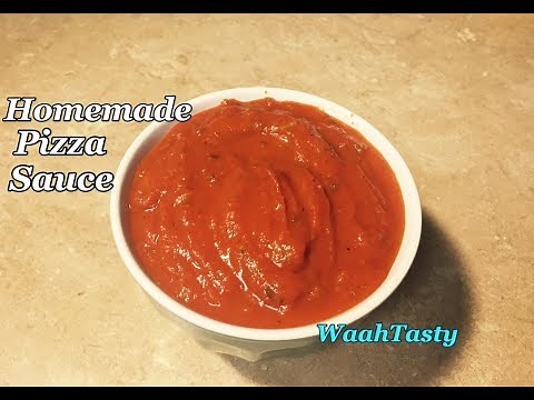 Tomato sauce for pizza | easy homemade pizza sauce | waahtasty