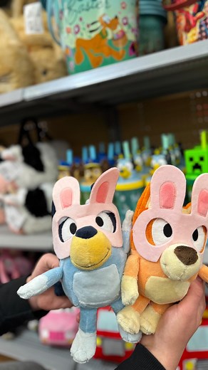 836K views · 67 reactions | 冀 These Bluey Easter plushies are SO cute and only $3.98! They’re perfect for Easter baskets! Link in bio to shop #walmart #bluey #plushies #easterbasket | Walmart Gems | Facebook