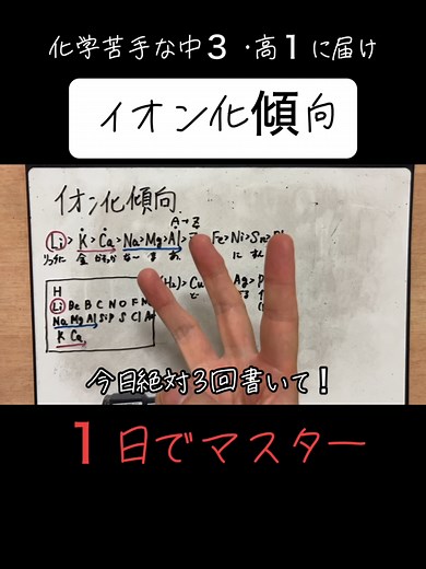 イオン化傾向の簡単な覚え方と問題演習