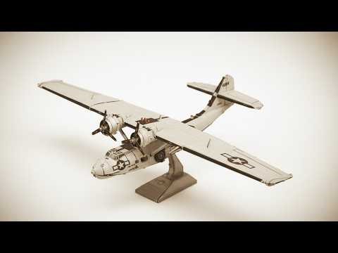 Fly into history with each piece! - Metal Earth Consolidated PBY Catalina