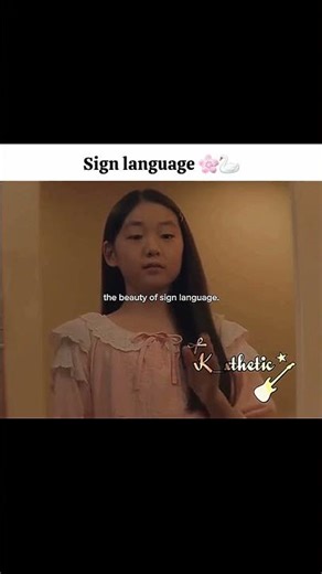 The beauty of sign language 🌸🦢