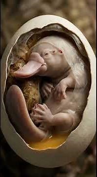 【衝撃】哺乳類なのに卵を産む！？奇跡の生物「カモノハシ」の誕生シーン #豆知識 #雑学#動物