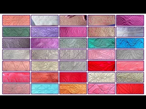 80+ Beautiful salwar Mohri design for Eid 2025, New salwar ke ponche ke design / salwar Mohri design