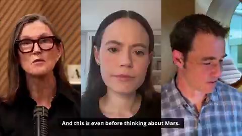 BRETT WINTON SAYS SPACEX IS BUILDING A MOON BASE FOR AI COMPUTE- Launch cost collapsed from $10,000 to under $1,000 per kg... headed to $100- AI compute demand is so massive it justifies the cost of a lunar base- Cathie Wood calls the moon "a stepping stone on the way to Mars"