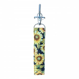 Sunflower Keychain Wristlet With Lobster Clasp - 6” Fabric Key Fob - Zipper Pull for Bags - Handmade Cotton Key Holder - Floral Gift for Her - Etsy Australia