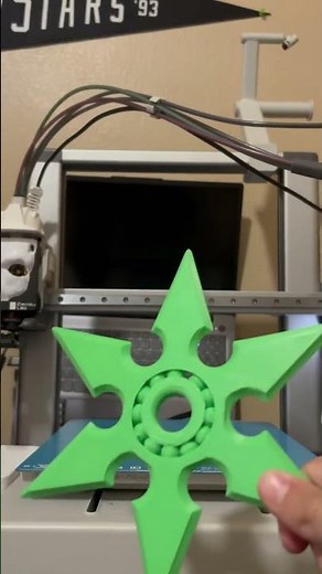 3D Printed Ninja Star Fidget #3dprinting